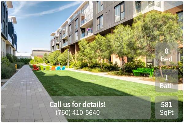 $2,529 / 581ft2 - Comfortable 581 sq ft Studio  with access to transit (San Marcos)63998604942211122
