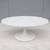 Mid-Century Eero Saarinen Style 42" Oval White Tulip Coffee Table 2 thumbnail
