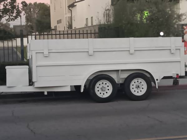 Trailer for hauling and cleanup no concrete 1
