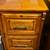 Beautiful L shaped Solid oak desk with matching 2 drawer-file cabinet 4 thumbnail