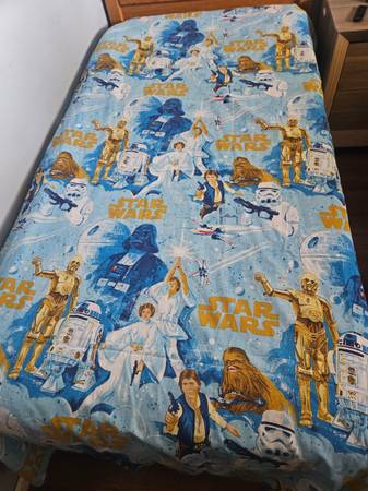 VINTAGE STAR WARS TWIN SHEET SET EXCELLENT CONDITION PRE-OWNED 1