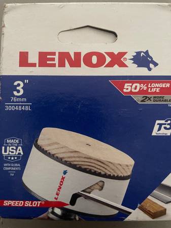 Lenox Tools Bi-Metal Speed Slot Hole Saw with T3 Technology, 3" 1