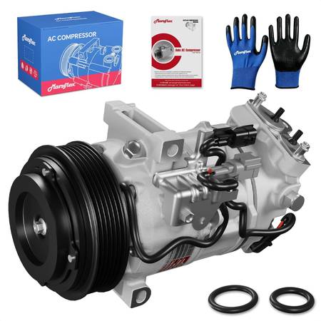 AC Compressor with Clutch Fit for 2013-2019 Nissan Sentra | Fit for L 1