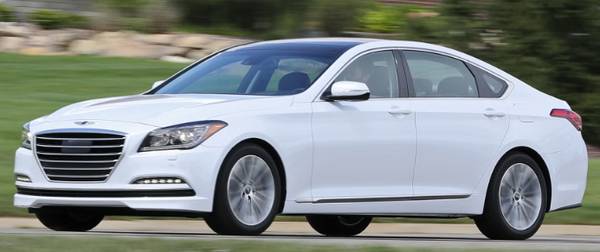 2017 Genesis G80 5.0L  White/Black 1