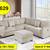 Plush ~ Sofa Sectionals w/ Ottoman Included! 7 thumbnail