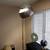 Modern Floor Lamp with Marble Base – Brushed Steel Shade 1 thumbnail
