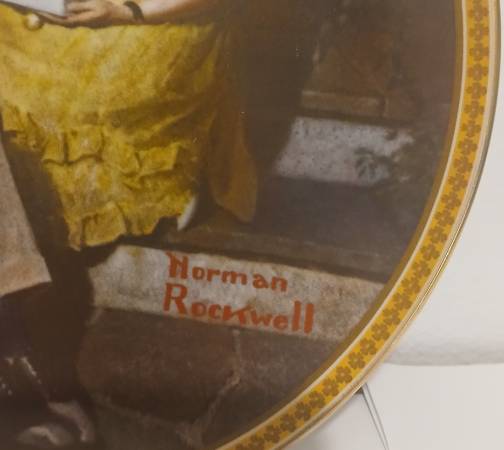 2 Norman Rockwell Plates - $90 (Inland Empire)62961761859587121