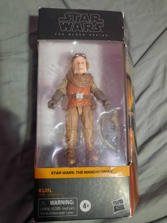 star wars action figure from the Mandalorian series 1