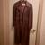 Leather long coat ladies sz 12 vintage circa 60's 1 thumbnail