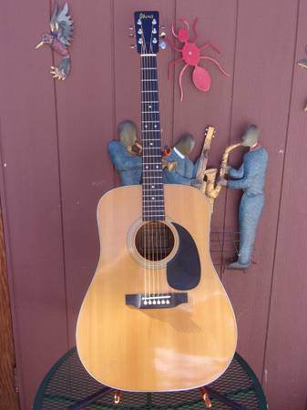 Ibanez Model 627 Vintage series acoustic guitar, OHSC, solid woods.... 1