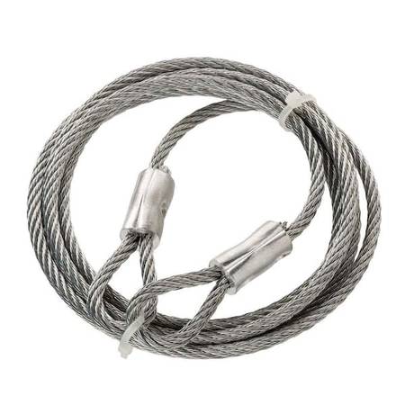 Everbilt 3/16 in. x 6 ft. Galvanized Steel Security Cable Wire Rope 1