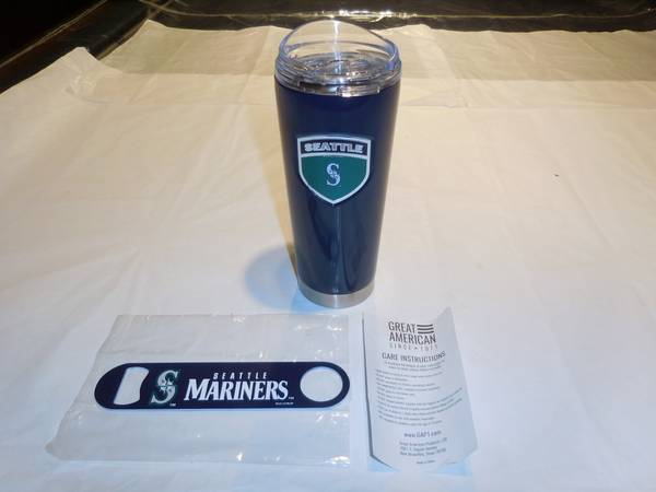 Nuevos artículos con el logotipo de Seattle Mariners: taza de viaje, abridor de botellas metálico - $12 (Bothell)63470797736065120