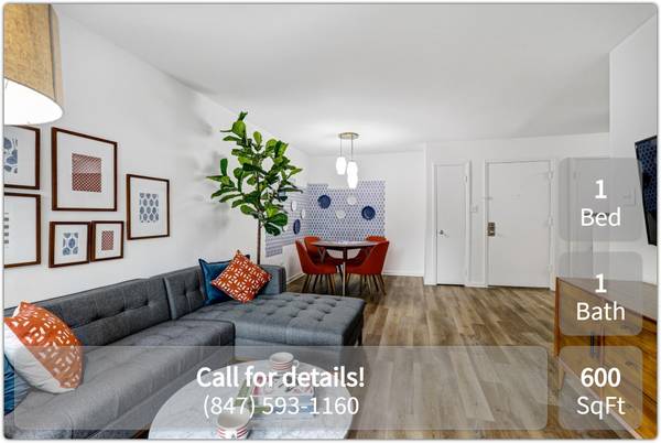 $1,540 / 1br - 600ft2 - Delightful 1 bed / 1 bath in Arlington Heights. 600 Sq Ft. Great value (Arlington Heights)63781303203585121