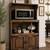 2 Doors Microwave Stand (Nat Dark)Com36 ND 2 thumbnail