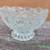 Vintage Zajecar Lead Crystal Bowl Hand Cut Etched Roses Made In Yugosl 1 thumbnail