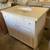 38.5"W White Bathroom Vanity Off White Cultured Marble Top Used 3 thumbnail