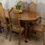Vintage Extendable Table & 6 Cane Back Chairs USA MADE! 2 thumbnail
