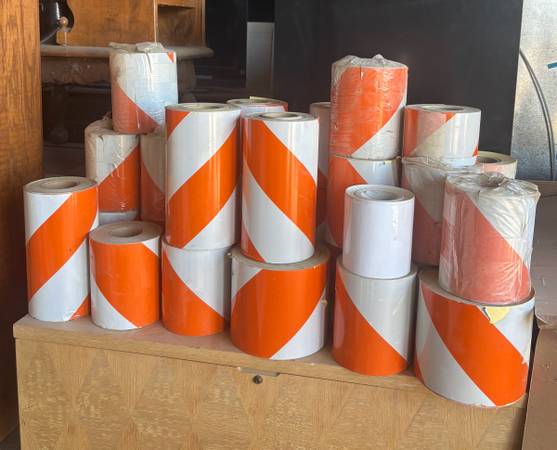 New,, 3M Engineering Grade Reflective Barricade Tape 1