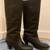 FRYE women’s black leather boots size 6 1/2 womens 2 thumbnail