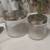 8 EMPTY clear candle jars with lids 2 thumbnail