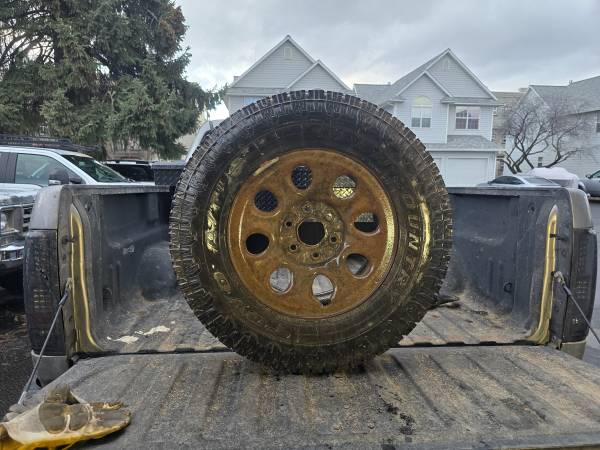 Chevy spare wheel and tire - $123 (Missoula) 1
