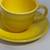 Fiesta ware Sunflower Yellow Tea Cups & Saucer Vintage. Good Condition 10 thumbnail
