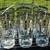 Silver Rim Vtg Glassware Swanky Barware Tumblers - Set of 6 W/Carrier 3 thumbnail