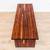 Vintage 1970s Studio Made Solid Walnut Coffee Table 8 thumbnail