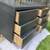 MCM 6 drawers gray/gold dresser/ Tv stand/small credenza 6 thumbnail