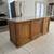 Custom Rustic Kitchen Island with Quartz Top – Solid Wood, Farmhouse Style 2 thumbnail