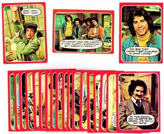(21) 1976 Topps Welcome Back Kotter - Vintage cards Fun 1