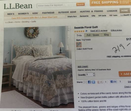 Quilt Full/Queen (2 available) 1