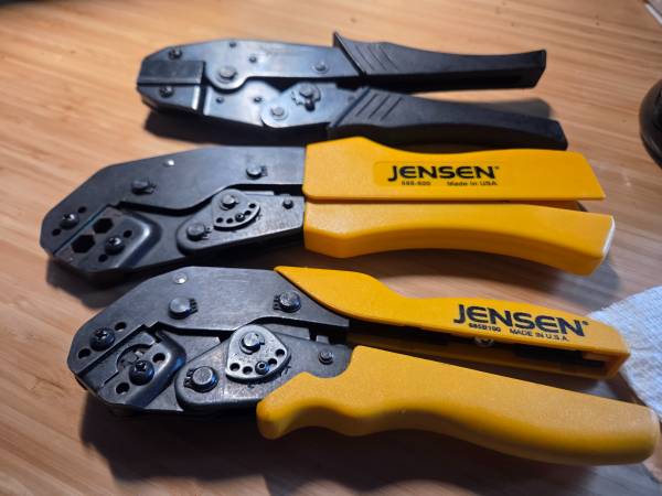 3 cable crimper. Jensen tools. Shattuck industry 1
