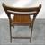 Pair of Folding Teak Chairs SOLD AS IS - do not match 5 thumbnail