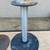 Vintage Mid-Century Steel Pedestal Table Bases 3 thumbnail