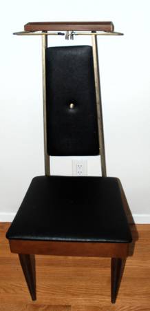 Mid Century Modern Vintage Valet Butler Chair 1