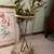 Beautiful 19” Tall Glass and Metal Candle or Decor Holder 3 thumbnail