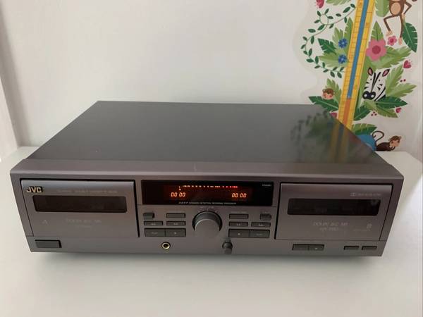 JVC Double Cassette Deck TDC W-215 1