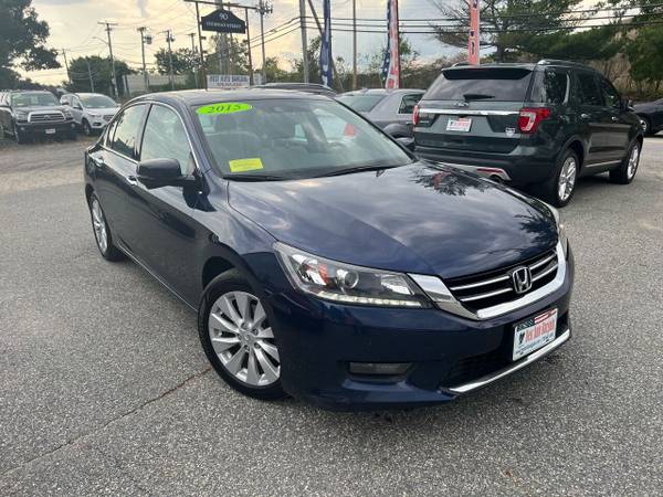 2015 HONDA ACCORD EX-L V6, un solo dueño, eficiente en combustible, equipado con cámara de reversa - $13,495 (Lowell MA 978-761-5843)63469900595329123