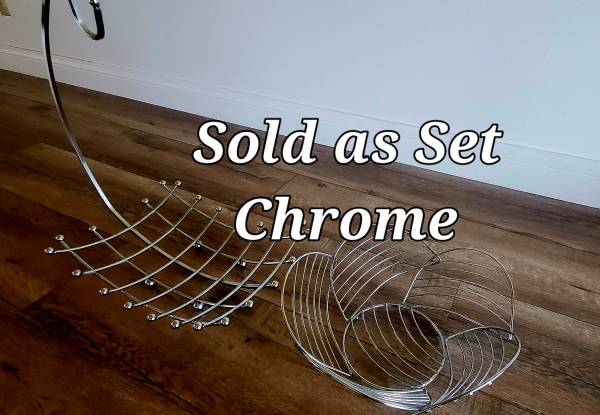 Chrome Set Bananna Bunch Stand & Chrome Bowl 1