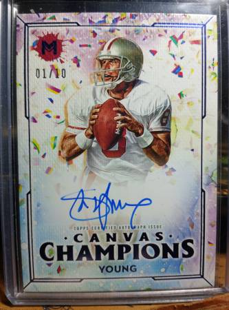 *RARE* Steve Young autograph card 1