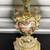 Vintage Antique Capodimonte Putti Cherub Floral Lamp 42" ht. 2 thumbnail