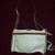 White and brown, medium sized, Rebeca Minkoff, handbag, purse 2 thumbnail
