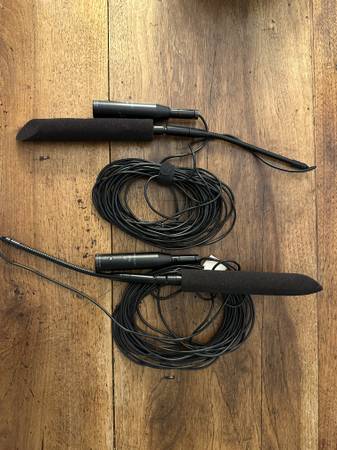 Clockaudio CS8 RF Ceiling shotgun mics pair 1