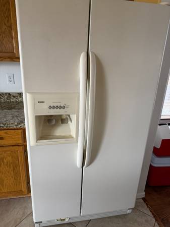Electric range, Refrigerator, Dishwasher, Microwave,Bisque in color 1