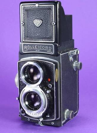 Vintage Camera 1950s Rolleicord Model V, DRP DRGM TLR- Untested 1