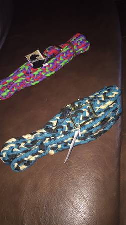 Braided Barrel Racing Rein 1