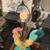 Fantastic 1950's Holland Mold Rooster lamp A106 3 thumbnail
