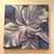 36 inch canvas wall art - Purple, Lilac, gray flower 2 thumbnail