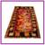 4ft 2in X 7ft 6in 20th Century Black Garden Print Area Rug 1 thumbnail